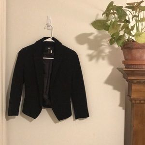 Cropped Black Blazer